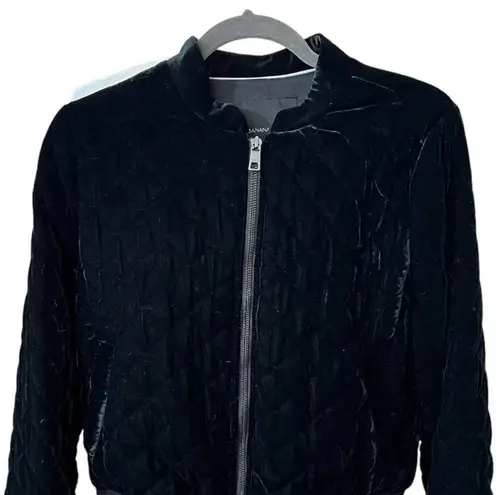 Banana Republic  Velvet Quilted Bomber Size Small