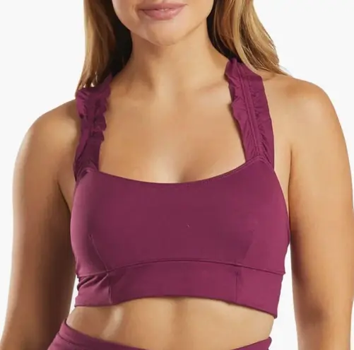 Free People  movement stay centered bralette purple new with tags size medium