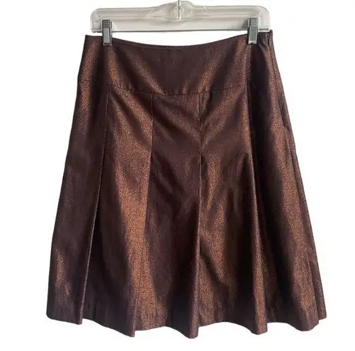 Nine West  bronze pleated skirt