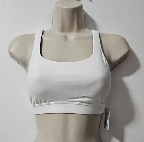 Lululemon  Energy Bra   White   Womens Sports bras   Size 4 -   LW2EB3S