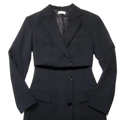 Sandro NWT Megane in Noir Black Blazer Jacket Style Mini Dress 34 $520