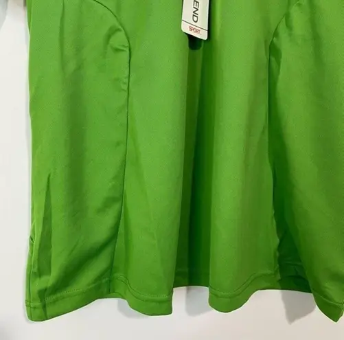 Polo North End Sport Women’s Short Sleeve Moisture Wicking Valley Green XL NWT