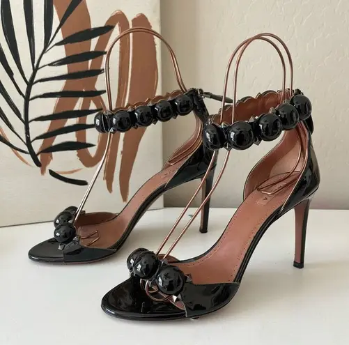 Alaia Bombe 90 Black Ankle