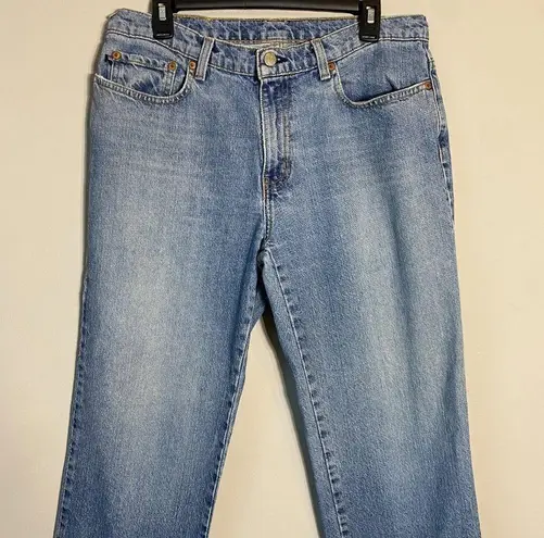 Ralph Lauren Vintage  Polo Jeans Co Saturday Straight Denim Womens 10x32 90s Blue