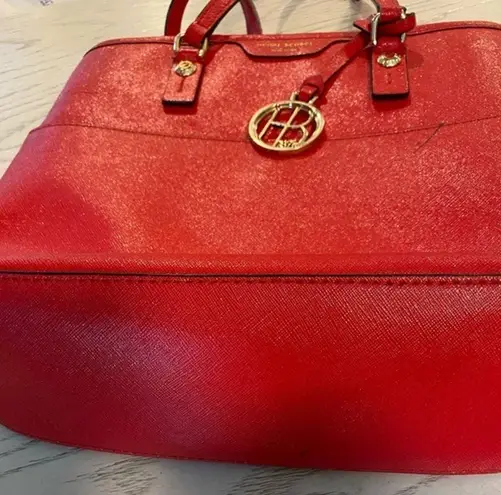 Henri Bendel ‎ Bright Red Hobo Crossbody Bag