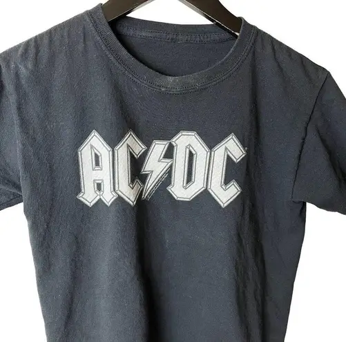 2017 ACDC T Shirt Womens Black Extra Small XS Graphic Tee