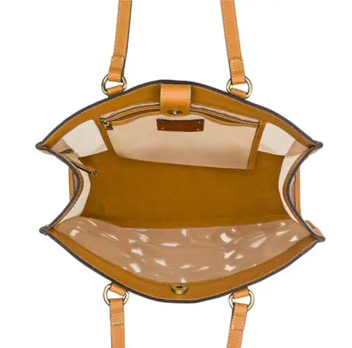 Patricia Nash Leather & Nylon Mesh Tote