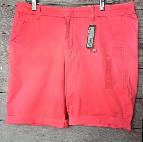 Bermuda JCP  Womens Rolled Cuffed Leg  Style Shorts Sz 12P