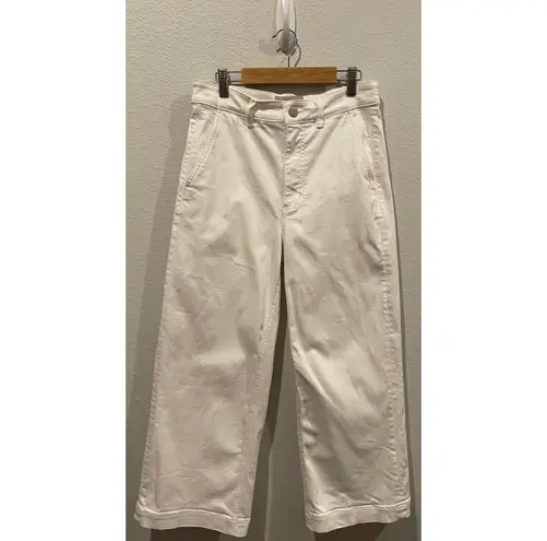 Everlane Antique White Wide Leg Pockets Pants