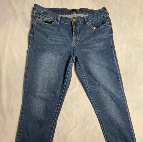 Dear John  womens size 32 skinny denim jeans frayed ends