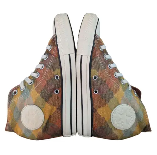 Converse x Missoni Lux Mid Hidden Wedge Auburn Yellow Canvas Sneaker Womens 7.5