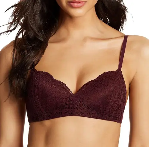 Maidenform Pure Comfort Lace Wireless Bra Push-Up Bra