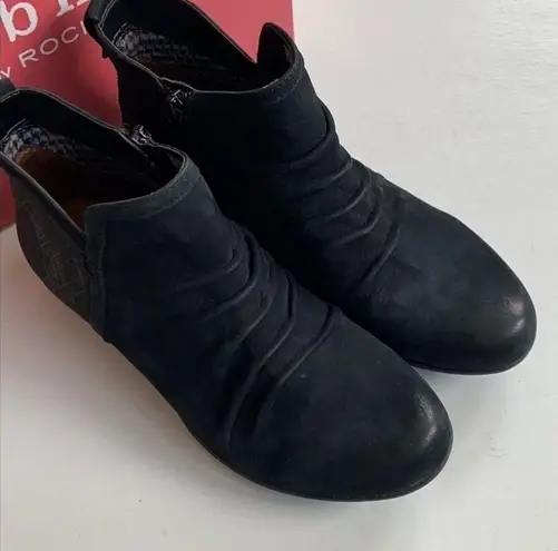 NEW Cobb Hill by Rockport leather boots Black Size 6