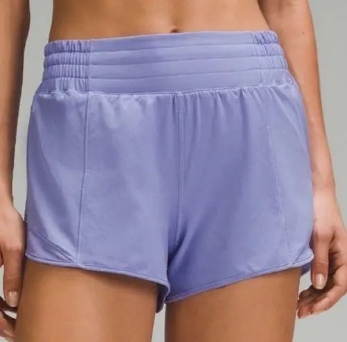 Lululemon  Hotty Hot High Rise Athletic Shorts Dark Lavender Purple 12 Nwt