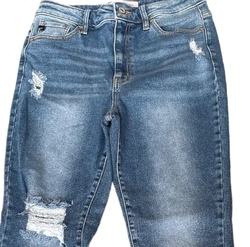 KanCan Distressed High Waist Slim Jeans Blue Size 11/29