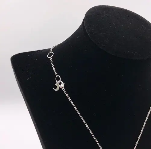 The Moon Lili Claspe Silver Tone Rope Star Lariat Necklace Box of Style
