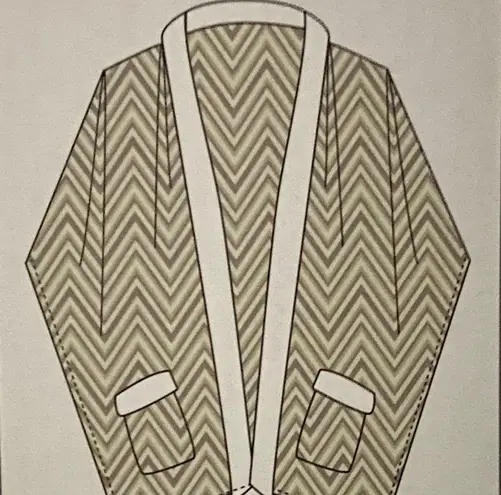 Charter Club Cozy Plush Wrap 50 x 70 Tan Chevron Throw