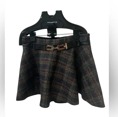 Winter wool skirt Green Size XL