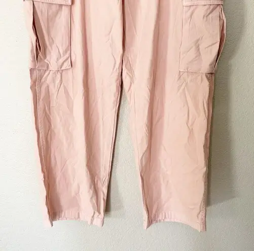 Madewell  Garment-Dyed Low-Slung Straight Cargo Pants Pink Size 32