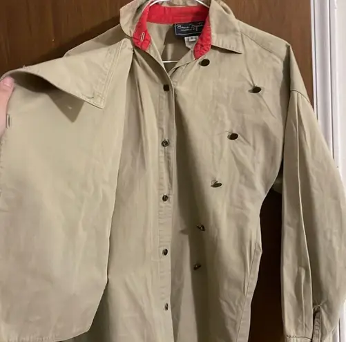 Aviator Amelia Earhart tan top Size M