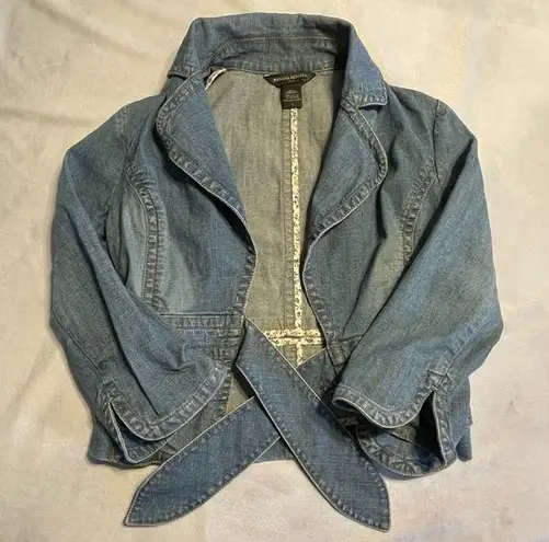 Banana Republic  women’s size O XS cropped denim spring jacket