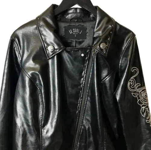 H.I.P. Y2K Vintage LL Cool J Jacket Rap Hop Rhinestones Classic Long Sleeve Faux 1X