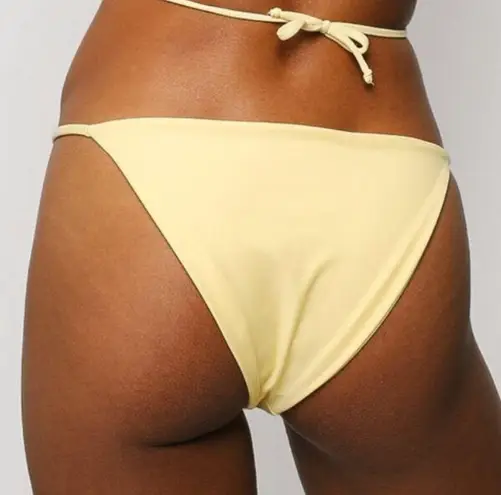 Fleur Swim Tulip Bikini Bottoms: Soleil Yellow Size XL