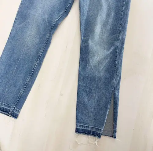 Dear John  Jodi straight raw hem high rise jeans 27 blue sexy