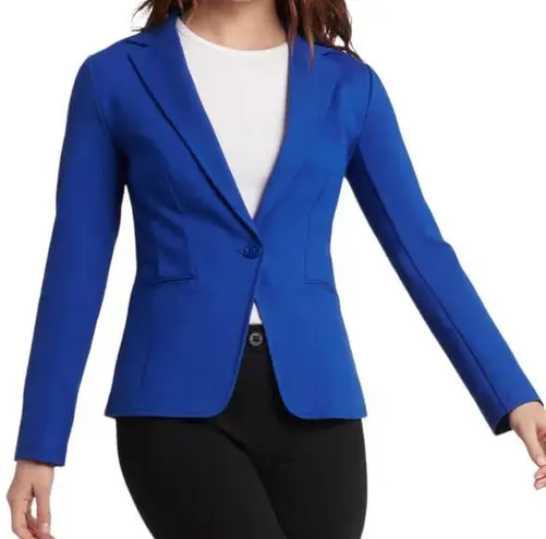 Betabrand Like New Transcendent Stretch Blazer Blue Size XS