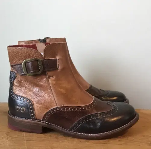Bed Stu Odessa Leather Ankle Bootie Size 7