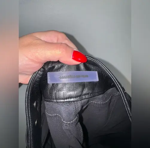 Maniere De Voir Vegan Croc Broken Heart Trousers/ US 6