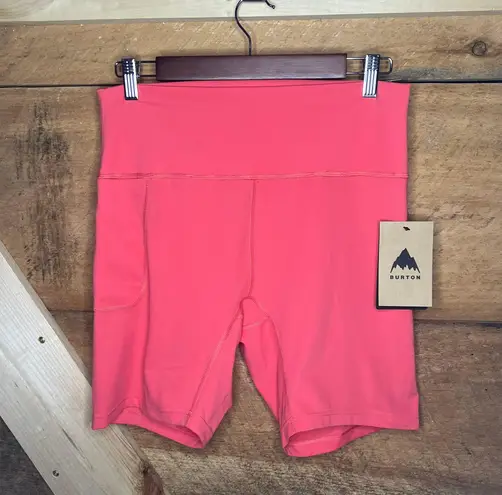 Burton NWT Women's Multipath Active Legging Shorts Corallium Pink Women’s Large