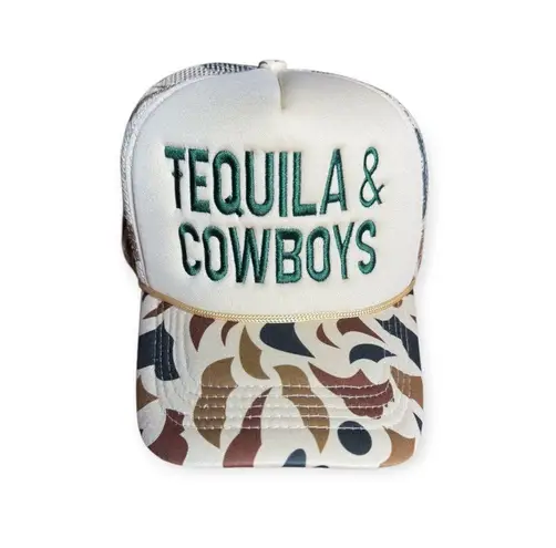 Tequila & Cowboys Trucker Hat Multiple - Image 1