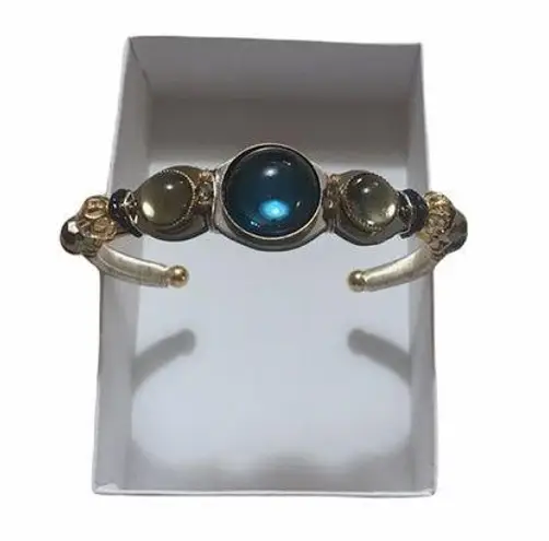 LIZTECH Blue Cosmic Sisters Cuff Wired Bracelet.