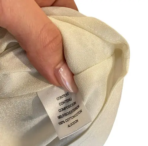 WAYF Hampshire Handkerchief Dress in Floral Printed Eyelet Lace Like New