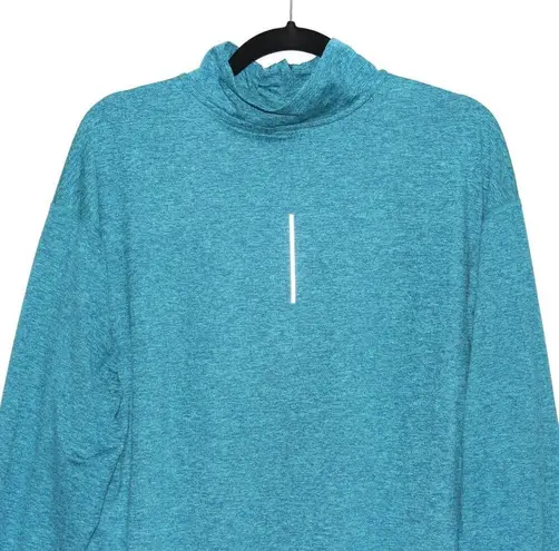 Nike  Dri-Fit Blue Quarter Zip Long Sleeve XL