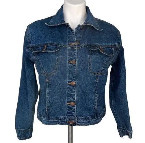 Bill Blass Vintage 90’s  Jeans Trucker Jean Jacket, Sz PM