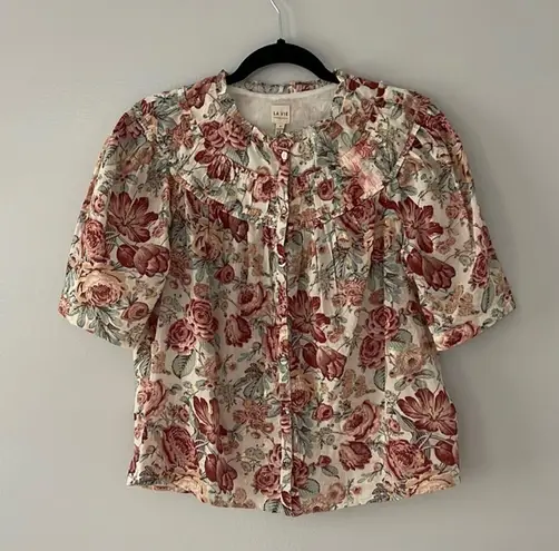 Rebecca Taylor Women's Floral Top La Vie Lucciene Size S Business Casual Travel