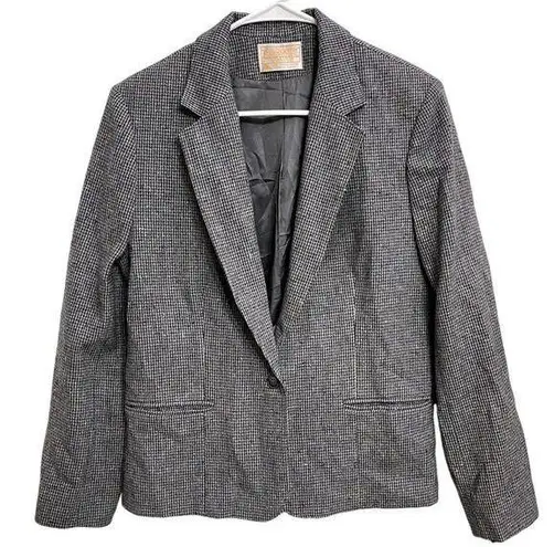 Pendleton Vintage 70s 100% Virgin Wool Blazer Size 8 Academia Work Career Office