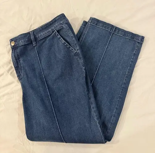 Lane Bryant Dark Wash Wide Leg Jean Size 22