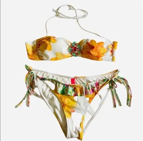 Victoria's Secret Victoria’s secrets 2pc floral convertible bikini set size M