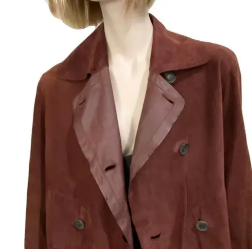 Loewe Reversible Peacoat Suede Soft Leather Jacket M/L