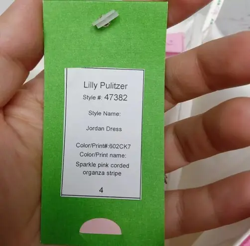 Lilly Pulitzer Jordan Strapless Dress Silk Sparkle Pink Corded Size 4 NEW NWT