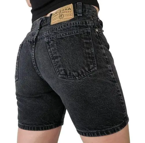 Arizona Jeans Vintage 90s Arizona Black High Waisted Denim Shorts