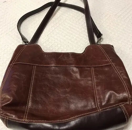 Relativity Genuine brown leather Shoulder bag