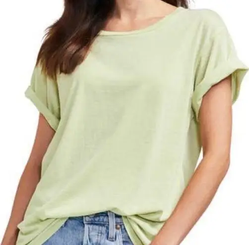 Wildfox  Margarita Green Burnout Manchester Tee Sz S NWT