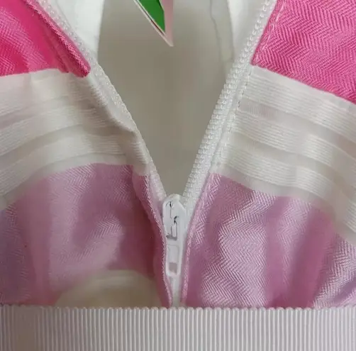 Lilly Pulitzer Jordan Strapless Dress Silk Sparkle Pink Corded Size 4 NEW NWT