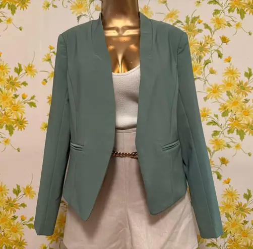 OVI Women's Sage Green open front blazer size M
