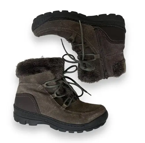 Baretraps Daysha brown fur lined hiking boot