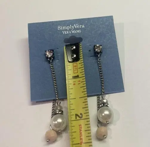 Simply Vera - Vera Wang $14.00 MSRP NWT Earrings Pierced Beaded Dangle